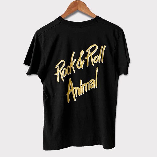 1980s Lou Reed "Rock & Roll Animal" Vintage Promo Tee Shirt