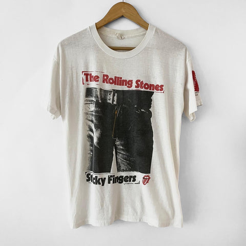 1989 Rolling Stones "Sticky Fingers" Vintage Promo Tee Shirt