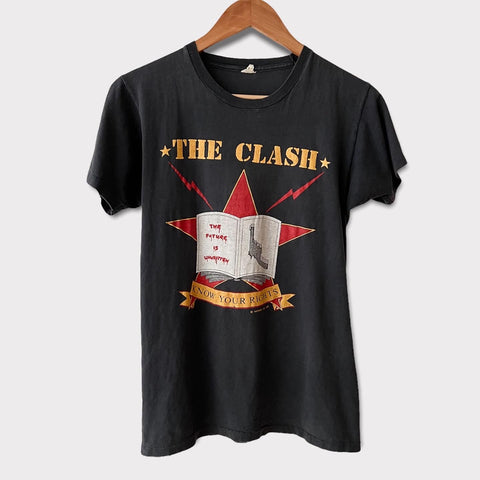 1982 The Clash "Combat Rock" VIntage Tour Tee Shirt