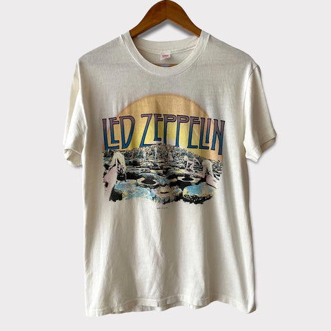 1984 Led Zeppelin "Houses Of The Holy" Vintage Promo Tee Shirt
