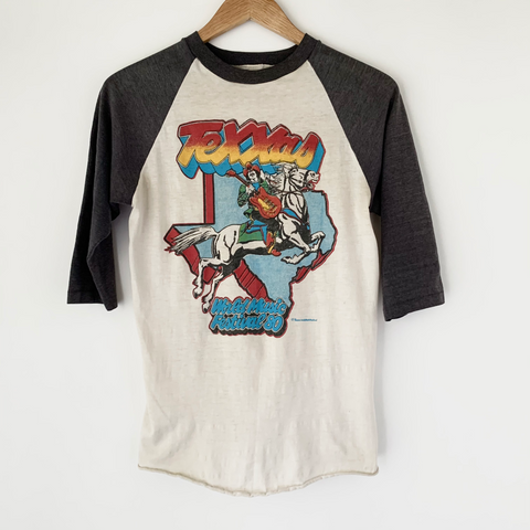 1980 Texas World Music Festival Vintage Concert Tee
