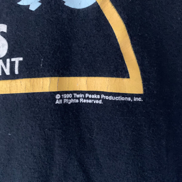 1990 Twin Peaks Vintage TV Show Promo Tee Shirt David Lynch