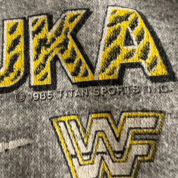 1985 Jimmy "Super Fly" Snuka WWF Wrestling Vintage Sweatshirt YOUTH Size