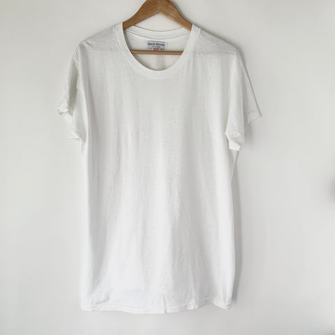 1980s Zeros Revival Blank Tee Shirt - White