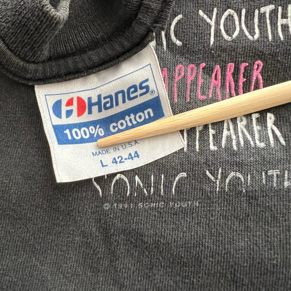 1991 Sonic Youth "Disappearer" Vintage Promo Tee Shirt