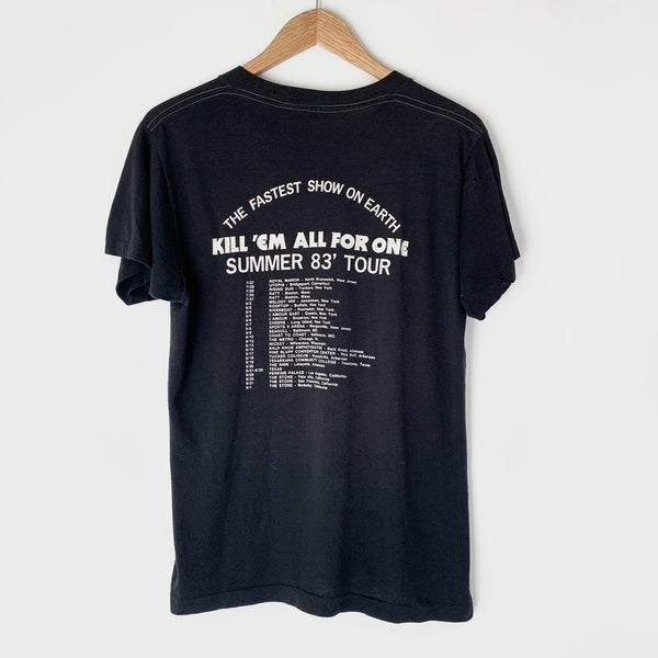 1983 Metallica Raven "Kill Em All For One" Vintage Tour Tee Shirt
