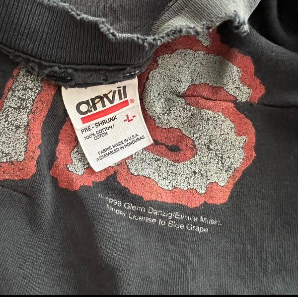 1999 Misfits "Legacy Of Brutality" Vintage Promo Tee Shirt