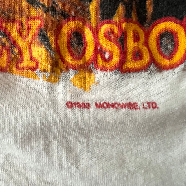 1984 Ozzy Osbourne "Bark At The Moon" Vintage Tour Tee Shirt