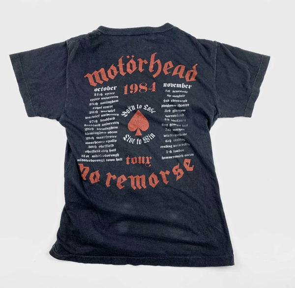 1984 Motorhead "No Remorse" Vintage Tour Tee Shirt