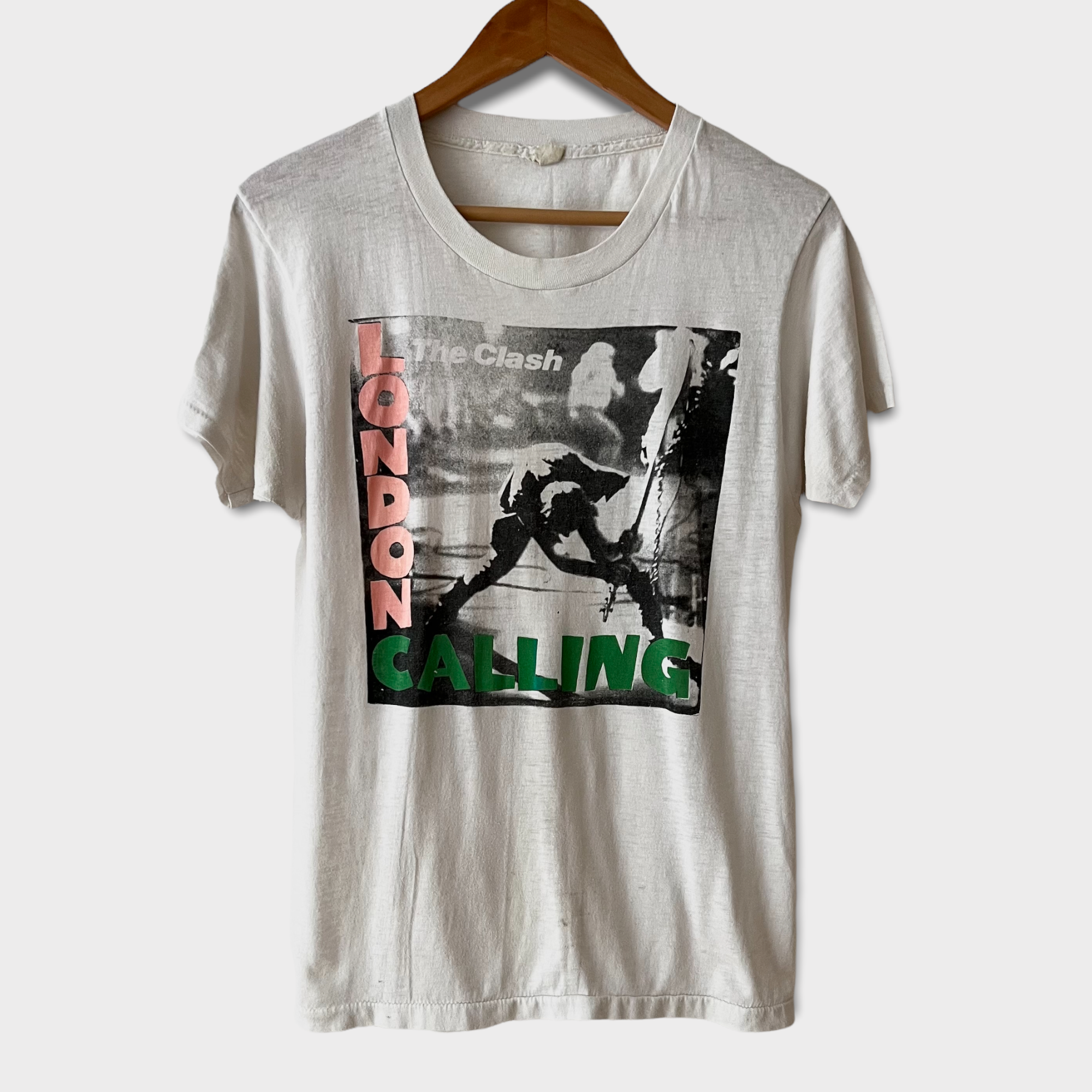 1980s The Clash "London Calling" Vintage Promo Tee Shirt