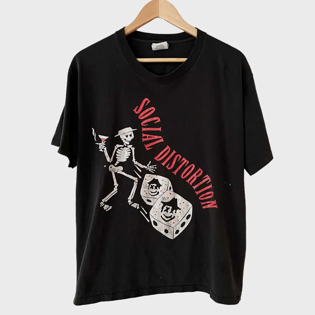 1992 Social Distortion US Tour Vintage Tee Shirt – Zeros Revival 1992 Social Distortion US Tour Vintage Tee Shirt – Zeros Revival