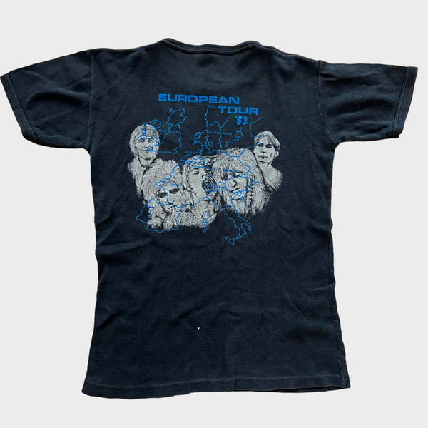 1982 Rolling Stones Euro Tour Vintage Tee Shirt
