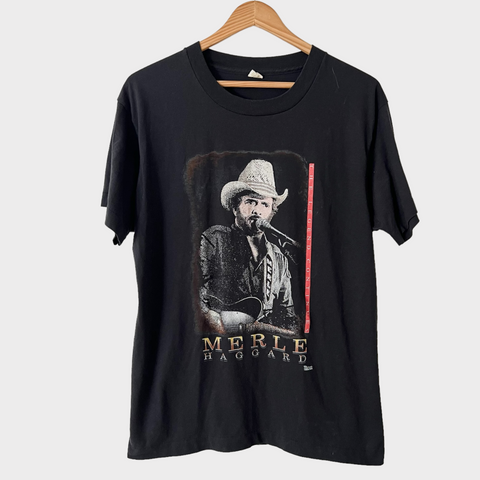 1991 Merle Haggard Vintage Promo Country Music Tee Shirt