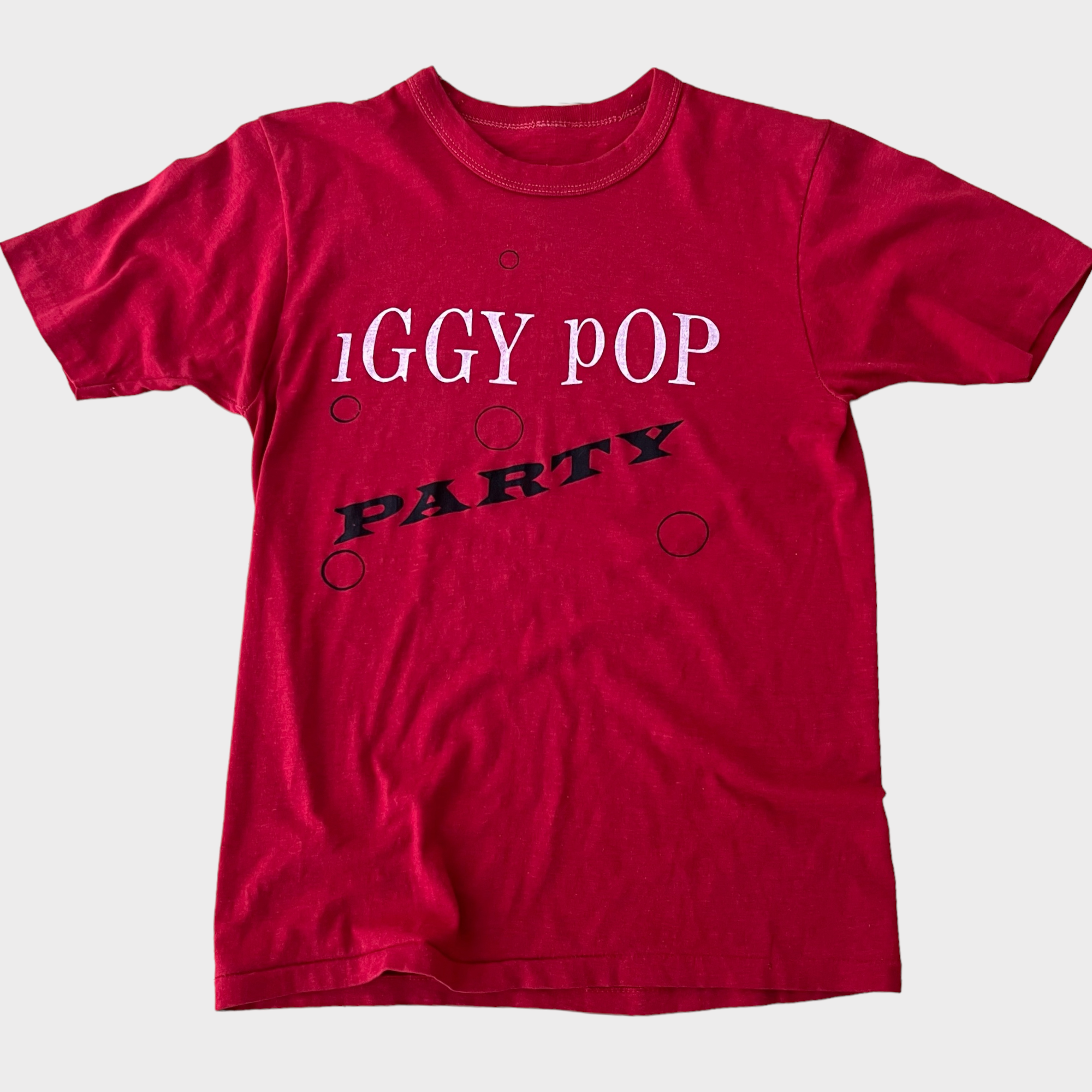 1981 Iggy Pop UK Tour Vintage Band Tee Shirt
