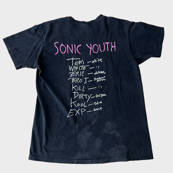 1991 Sonic Youth "Disappearer" Vintage Promo Tee Shirt
