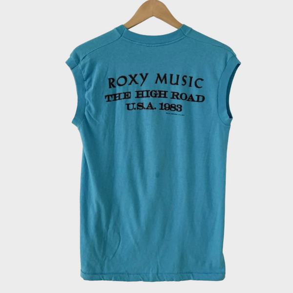 1983 Roxy Music "The High Road" Vintage Tour Band Tee Shirt