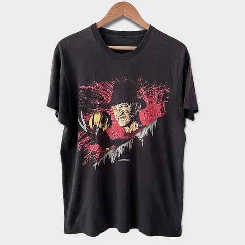 1987 Nightmare On Elm Street 3 "Dream Warriors" Vintage Movie Promo Tee Shirt