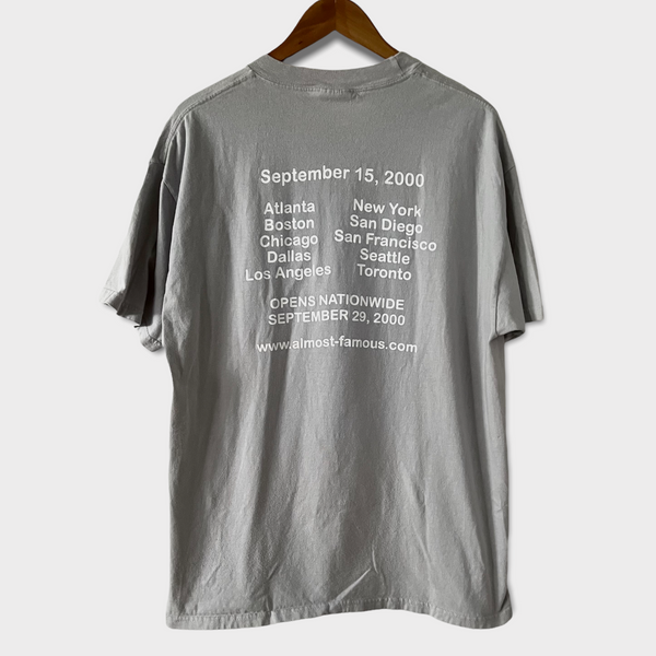 2001 Almost Famous Vintage Movie Promo Tee Shirt