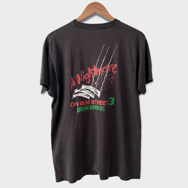 1987 Nightmare On Elm Street 3 "Dream Warriors" Vintage Movie Promo Tee Shirt