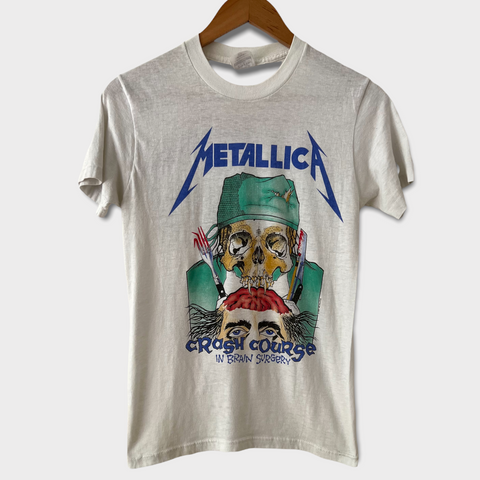 1987 Metallica "Crash Course" Vintage Promo Tee Shirt