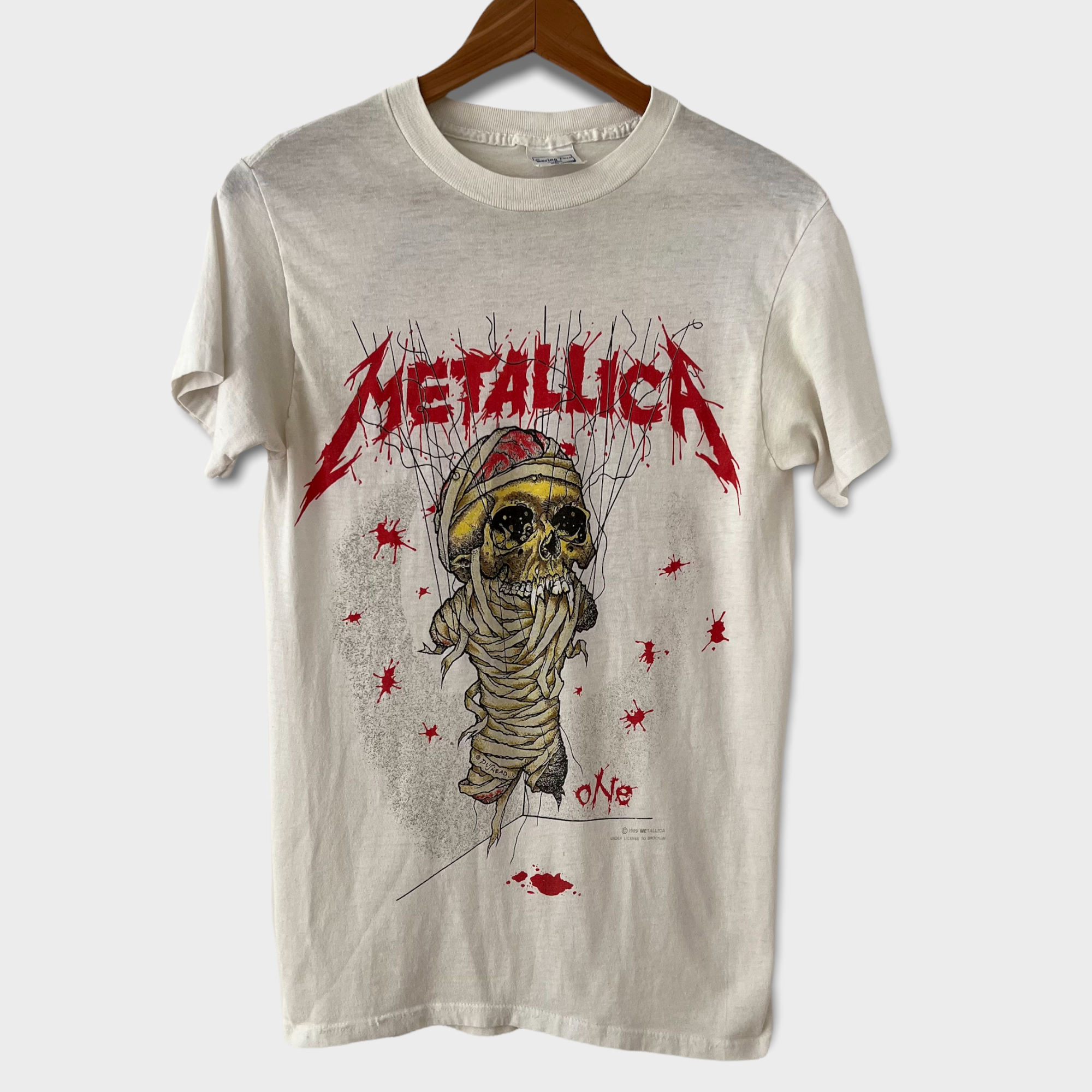 1989 Metallica "One" Vintage Promo Tee Shirt