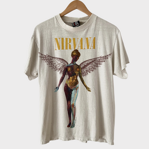 1993 Nirvana "In Utero" Vintage Promo Tee Shirt