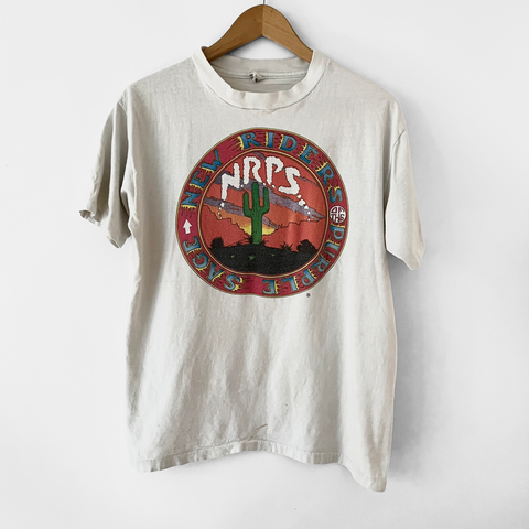 1970s New Riders Of The Purple Sage Vintage Promo Tee Shirt