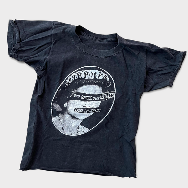 1970s Sex Pistols "God Save The Queen" Vintage Promo Tee Shirt