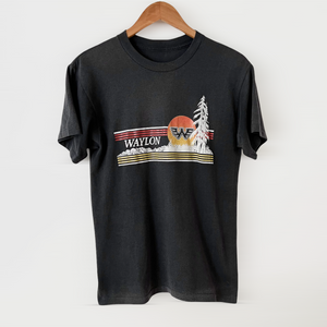 1980s Waylon Jennings Vintage Promo Tee Shirt