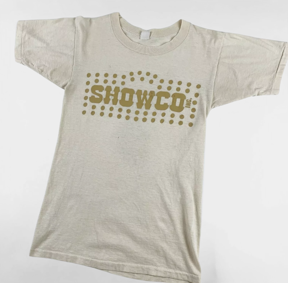 1978 SHOWCO The Rolling Stones Vintage Tour Crew Tee Shirt