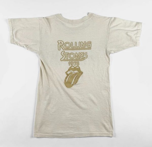 1978 SHOWCO The Rolling Stones Vintage Tour Crew Tee Shirt