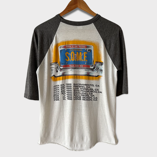 1988 Aerosmith California Tour Vintage Tee Shirt