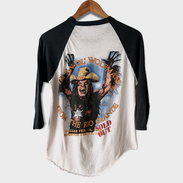 1984 Ozzy Osbourne "From The Rio Grande" Texas Tour Vintage Tee Shirt