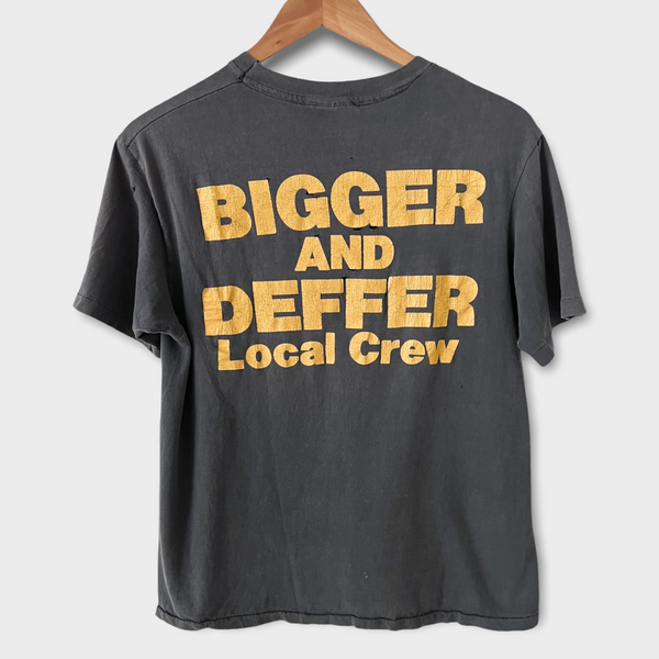 1987 Def Jam "Bigger And Deffer" Local Crew Vintage Tee Shirt