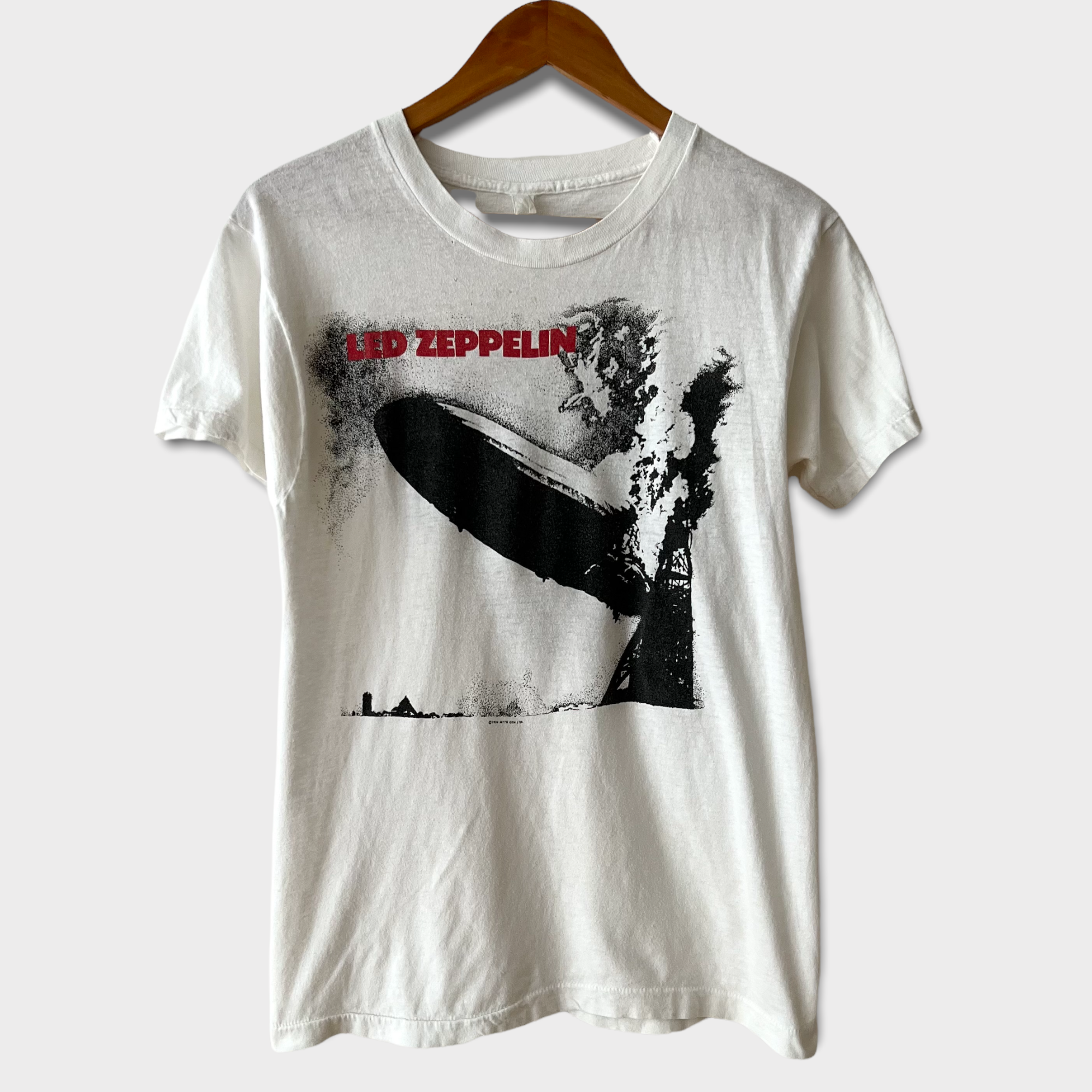 1984 Led Zeppelin Vintage Band Promo Tee Shirt