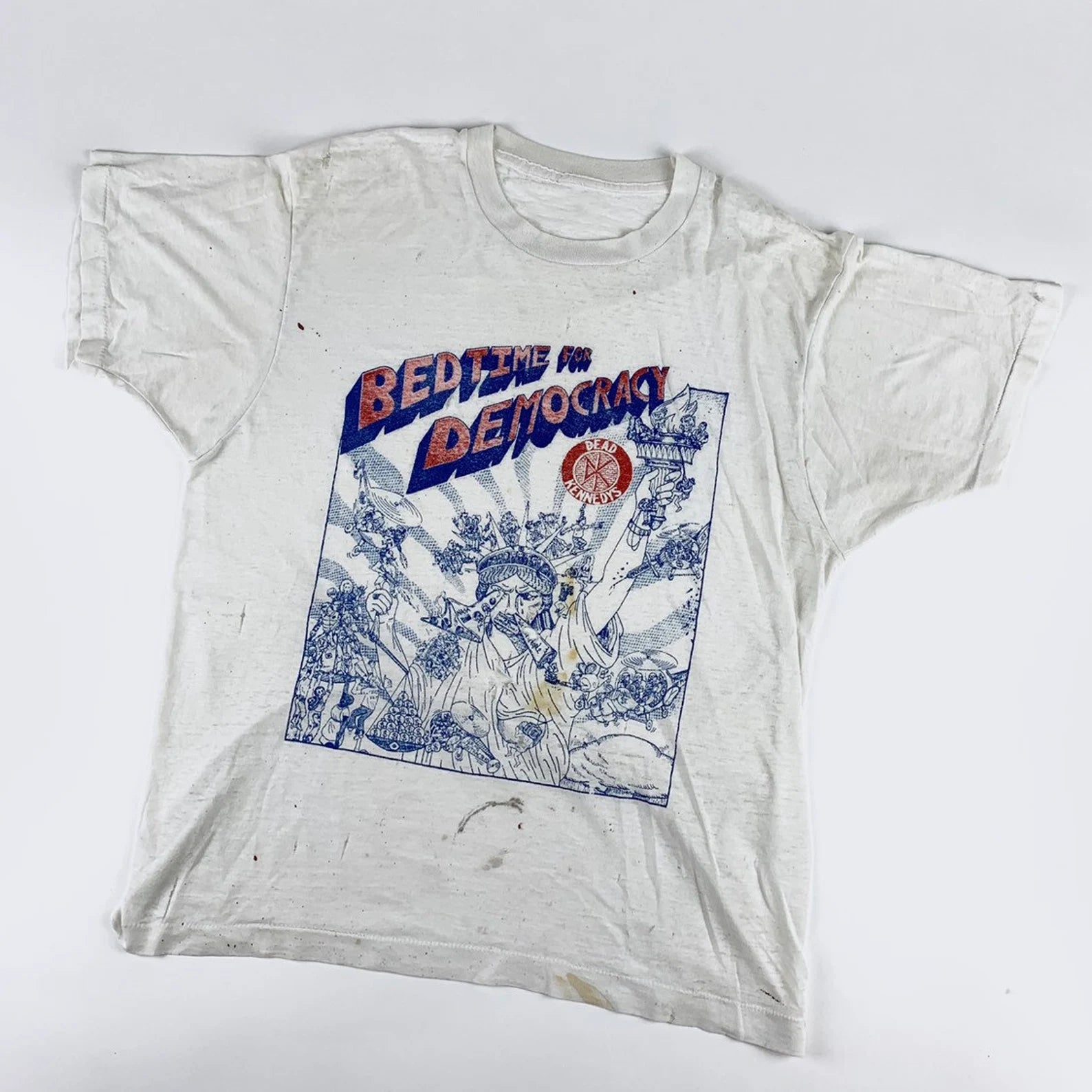 1986 Dead Kennedys Bedtime For Democracy Vintage Promo Tee Shirt