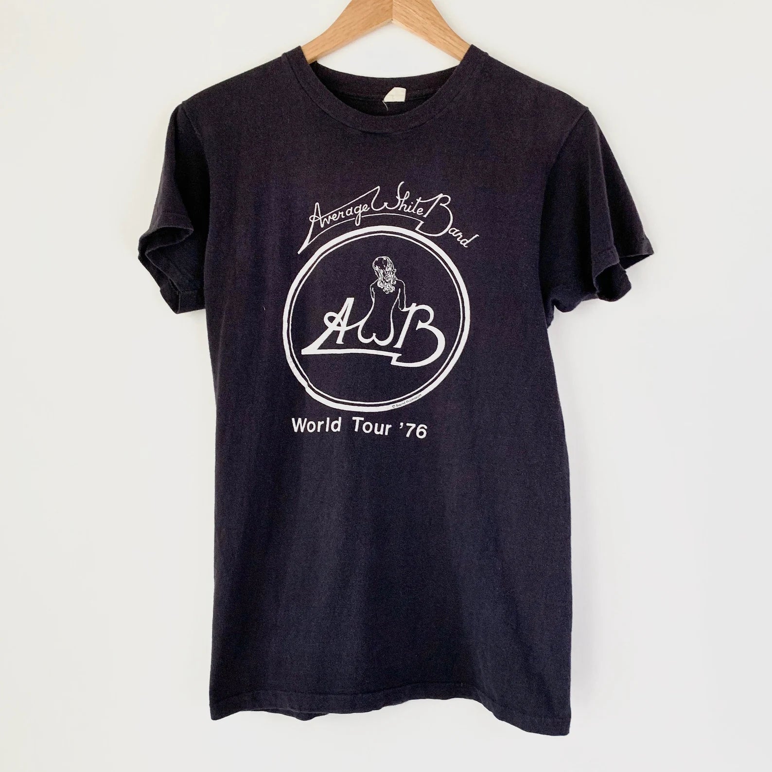 1976 Average White Band Vintage Tour Tee Shirt