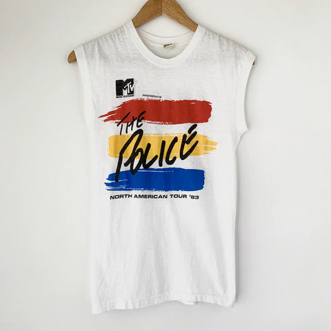 1983 The Police MTV Vintage Tour Tee Shirt