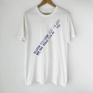 1986 NEW ORDER "Brotherhood" Vintage Tour Tee Shirt