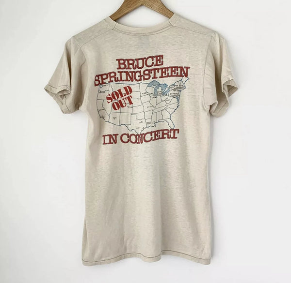 1980 Bruce Springsteen Vintage Tour Tee Shirt