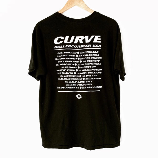 1992 CURVE "Rollercoaster" Vintage Tour Tee Shirt