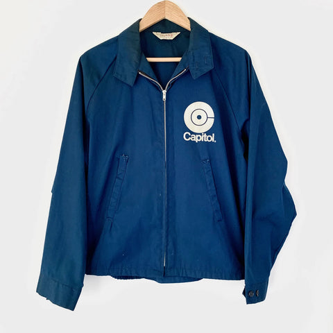 1960s Capitol Records Vintage Employee Zip Up Jacket