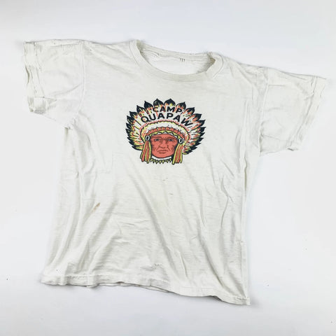 1960s Camp Quapaw Vintage Kids Tee Shirt