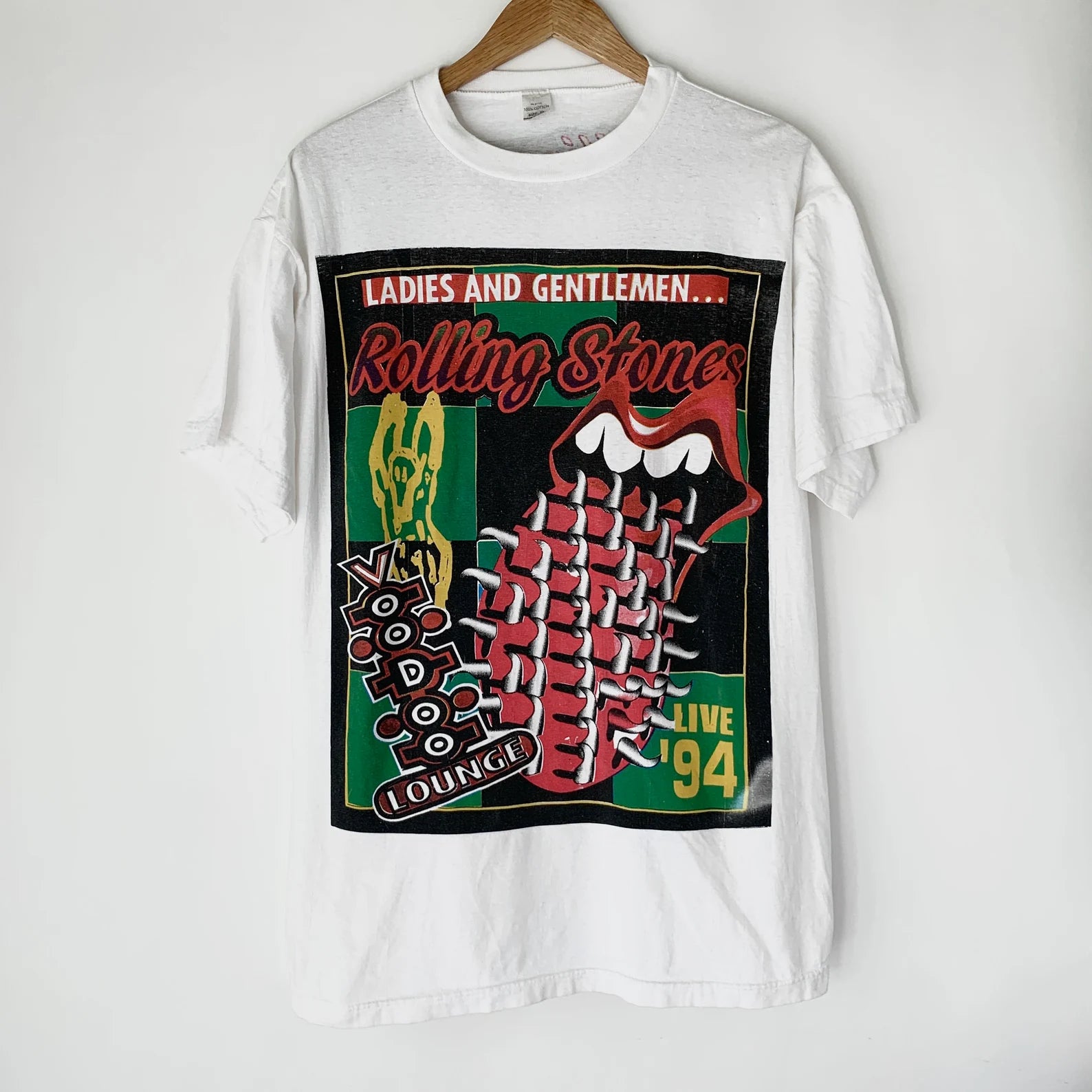 1994 Rolling Stones "Voodoo Lounge" Vintage Tour Tee Shirt