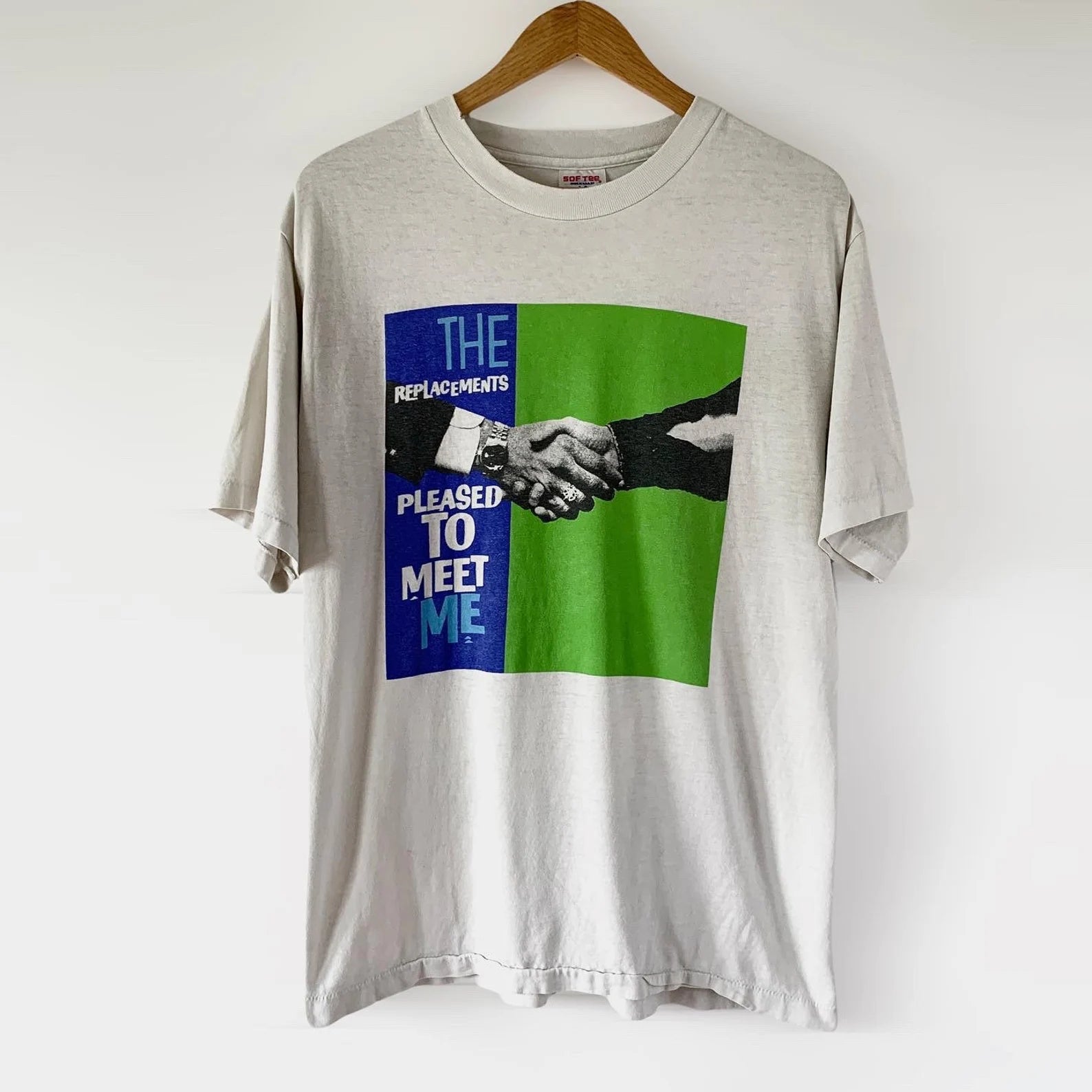 1987 The Replacements "Pleased To Meet Me" Vintage Tour Tee Shirt