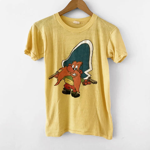 1970s Yosemite Sam Looney Tunes Cartoon Vintage Tee Shirt