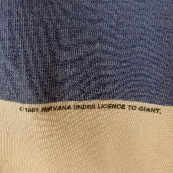 1991 Nirvana "Nevermind" Australia Vintage Promo Tee Shirt