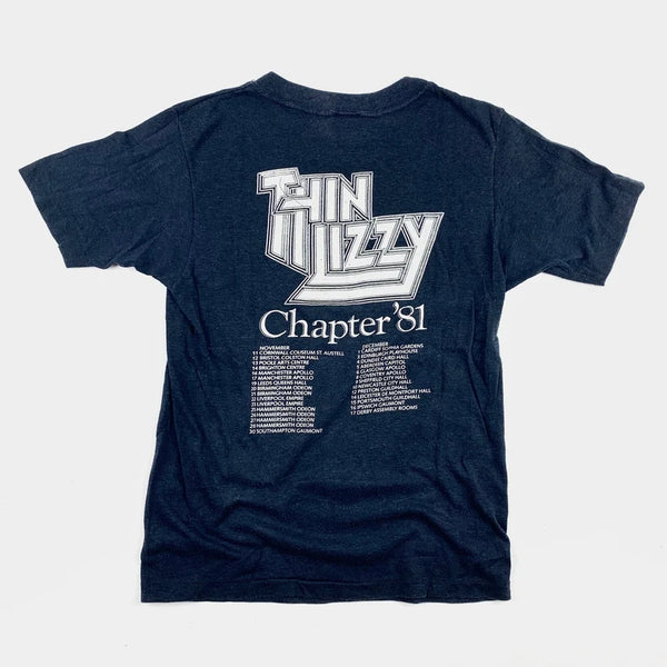 1981 Thin Lizzy "Renegade" Vintage UK Tour Tee Shirt