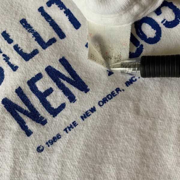 1986 NEW ORDER "Brotherhood" Vintage Tour Tee Shirt