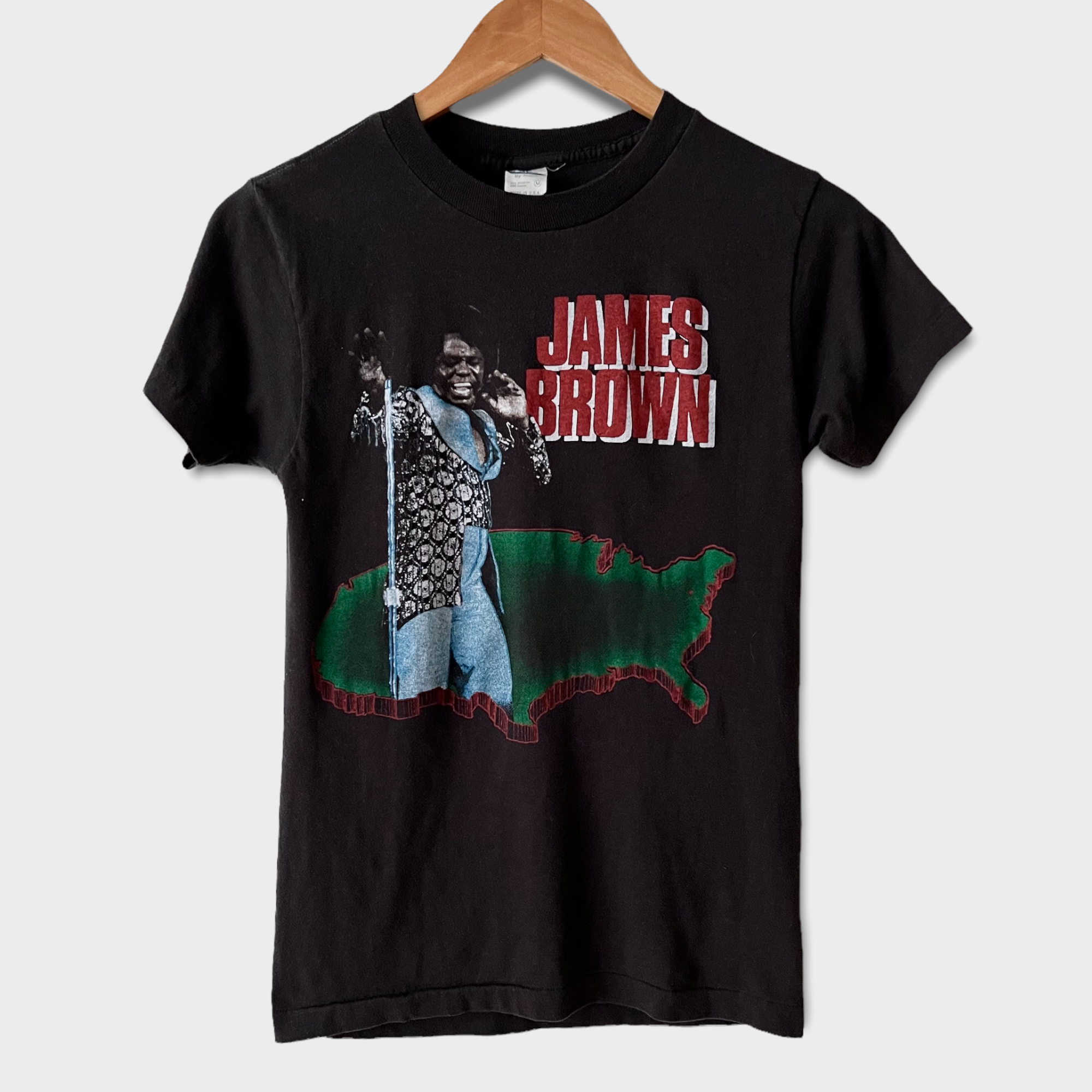 1986 James Brown Vintage Tour Tee Shirt – Zeros